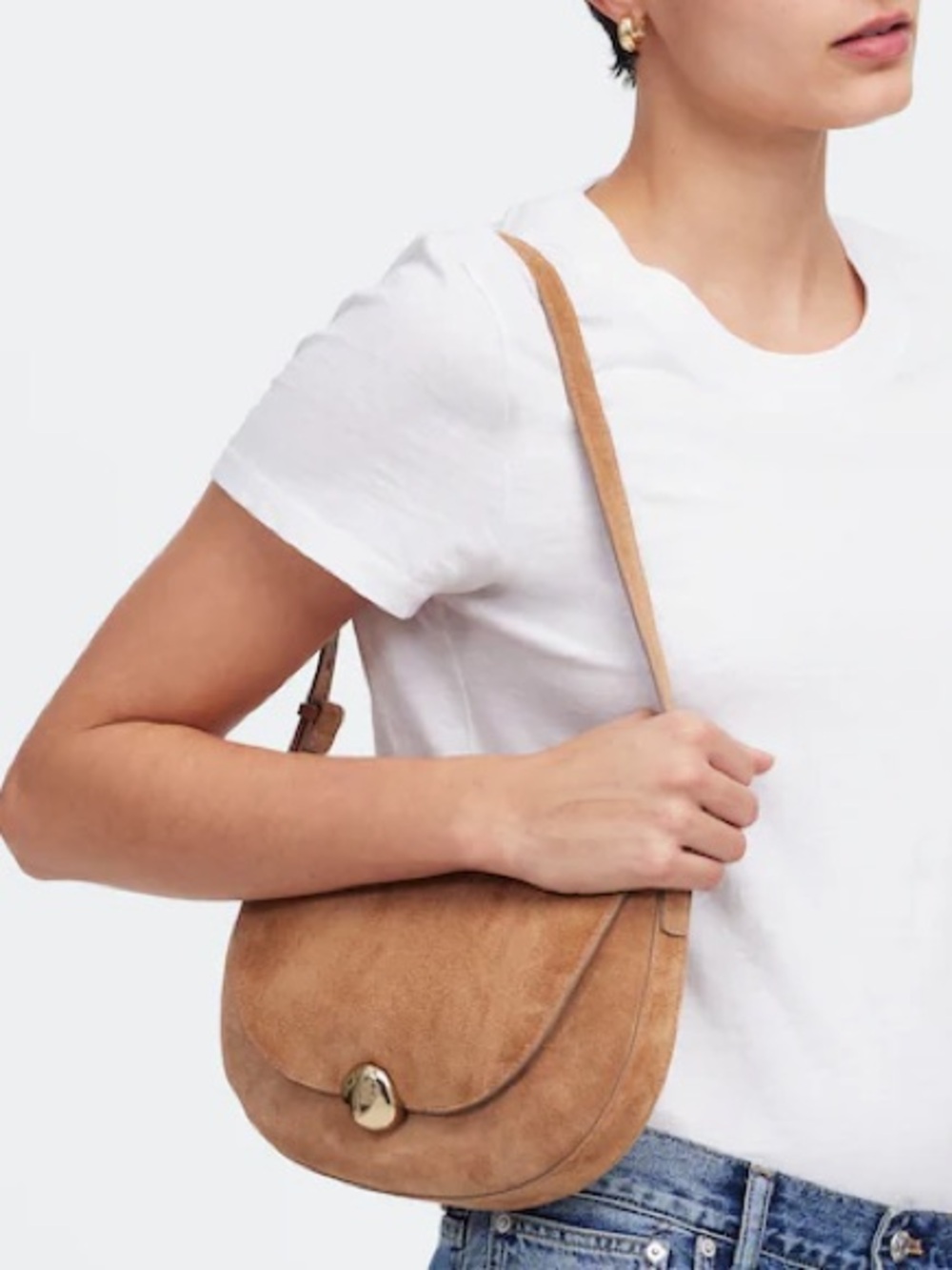 MADEWELL The Dakota Shoulder Saddle Bag in Cumin - Picture 3 of 3